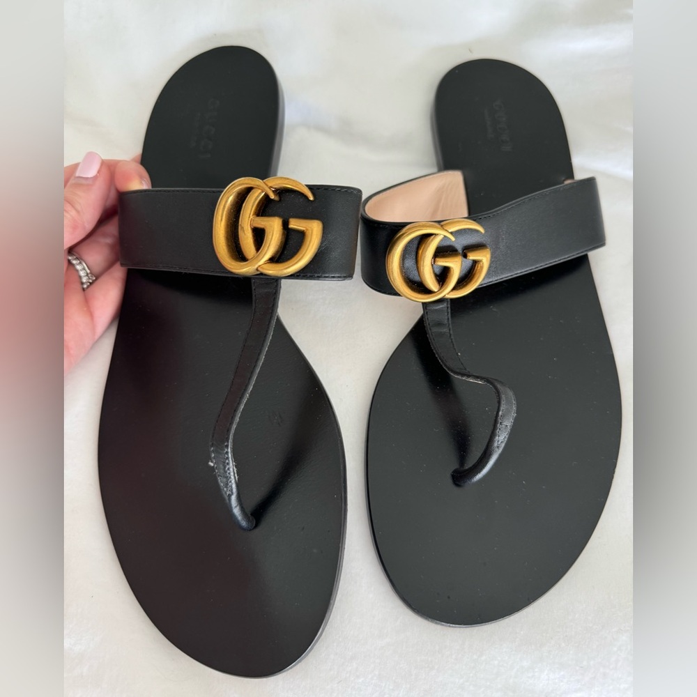 Gucci Marmot Thong Sandal